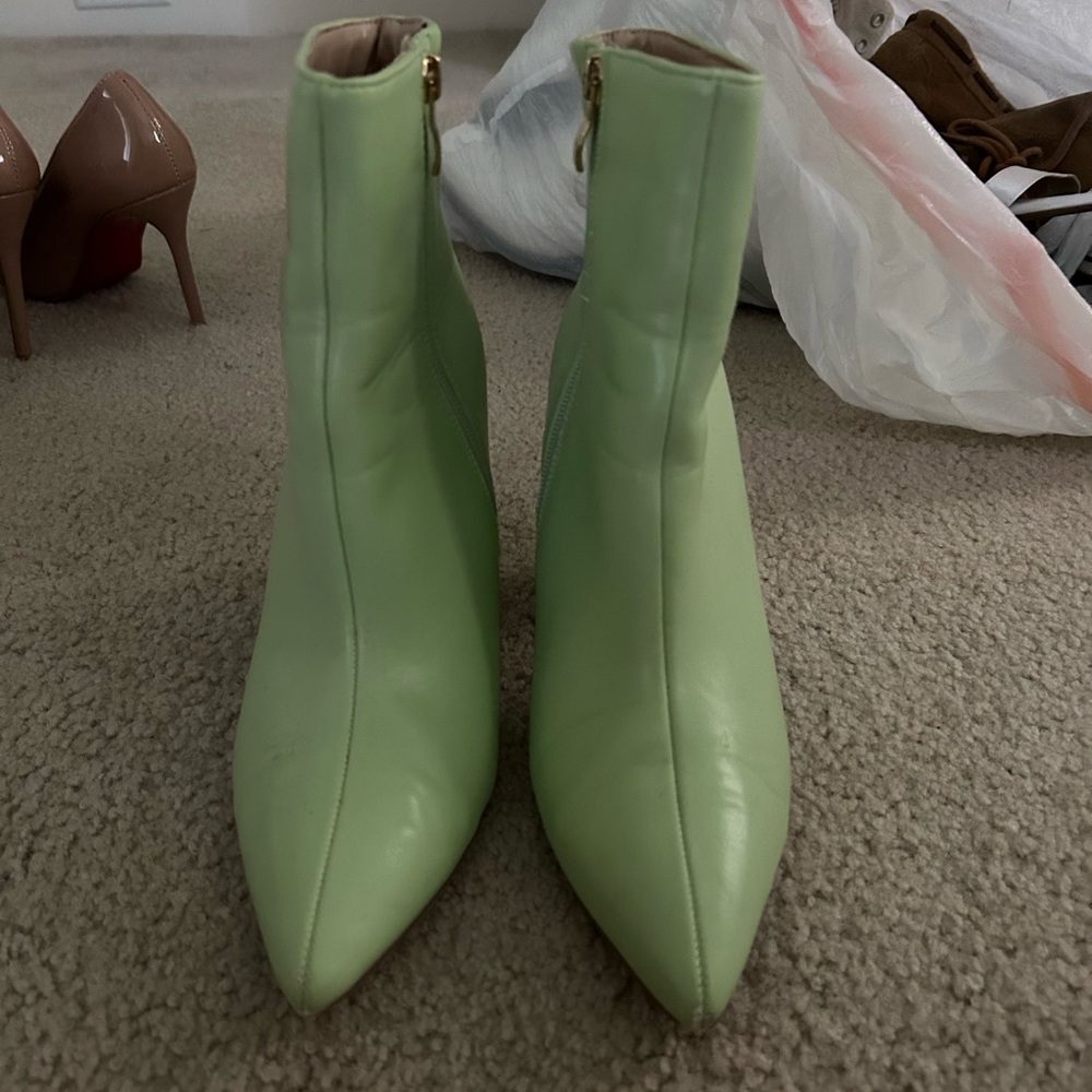 fun green boots!